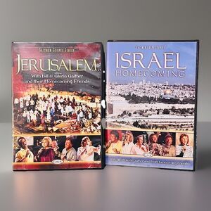 Bill & Gloria Gaither Israel And Jerusalem DVDs Homecoming Christian concert